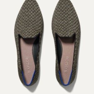 Rothy's Women’s Black and Tan Slip-Ons